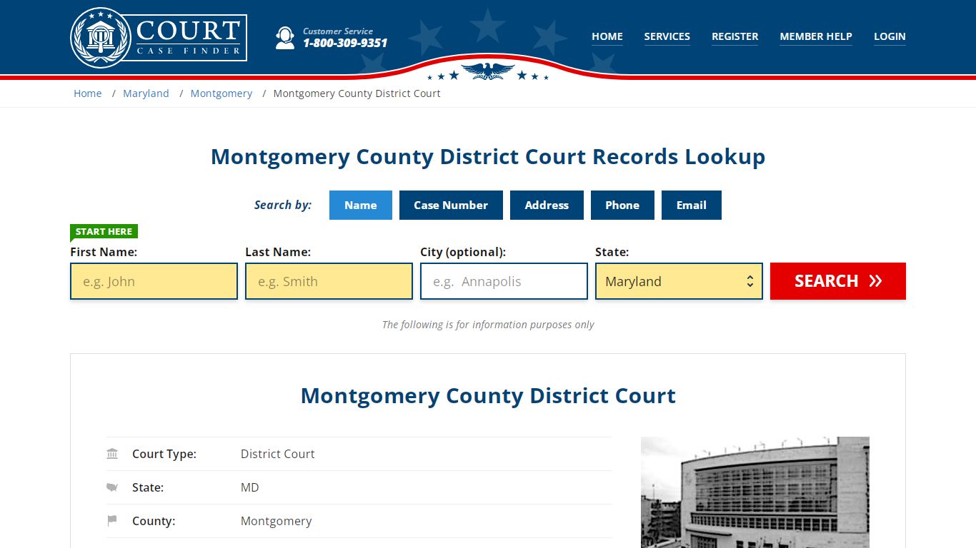 Montgomery County District Court Records Lookup